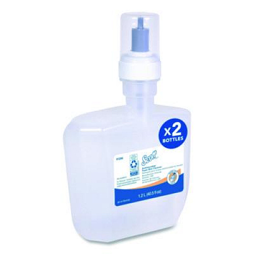 Scott Antimicrobial Foam Skin Cleanser Refill, Fresh Scent, 1,200 mL, 2/Carton (91594)