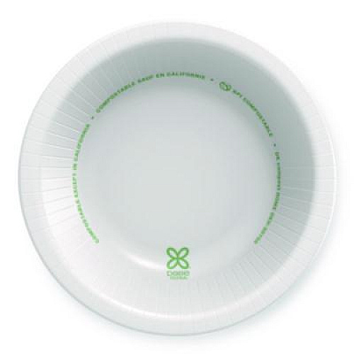 Dixie Pathways with Soak Proof Shield Heavyweight Paper Bowls, WiseSize, 12 oz, Green/Burgundy, 125/Pack, 4 Packs/Carton (SXB12WS)