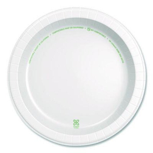 Dixie Ultra Heavy-Weight Paper Plates, 10" dia, White, 125/Pack, 4 Packs/Carton (SXP10W)