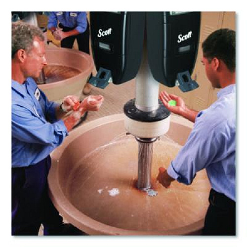 Kimberly-Clark Professional* In-Sight Sanituff Push Dispenser, 3.5 L/8 L, 10.75 x 7 x 17.75, Black (92013)