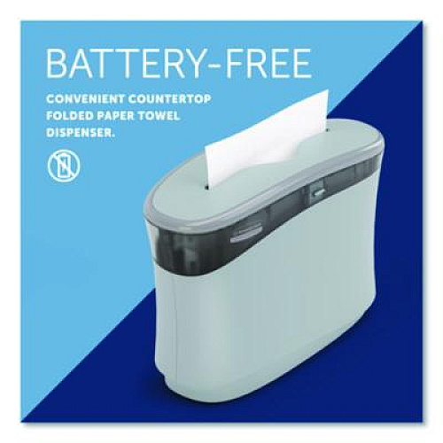 Kimberly-Clark Professional* Countertop Folded Towel Dispenser, 13.3 x 5.2 x 9, Gray (55760)