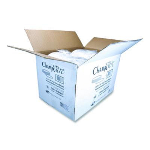 SCT ChampWare Molded Fiber Tableware, Molded Fiber Platter, 12.5" dia, White, 125 Plates/Sleeve, 4 Sleeves/Carton (18560WPF)