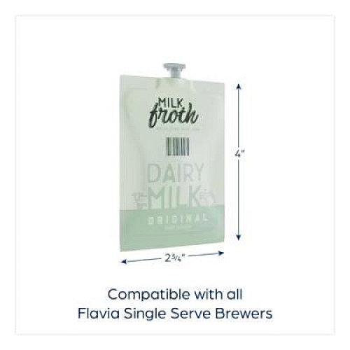 ALTERRA FLAVIA Real Milk Froth Freshpacks, 0.46 oz Packet, 72/Carton (MDR12475)