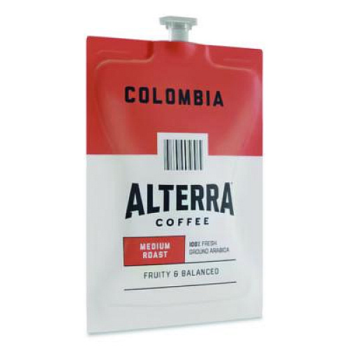 ALTERRA Coffee Freshpack Pods, Colombia, Medium Roast, 0.28 oz, 100/Carton (MDRA180)