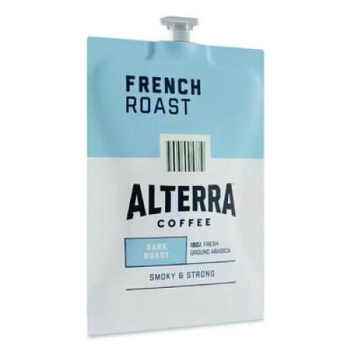 ALTERRA Coffee Freshpack Pods, French Roast, Dark Roast, 0.32 oz, 100/Carton (MDRA184)