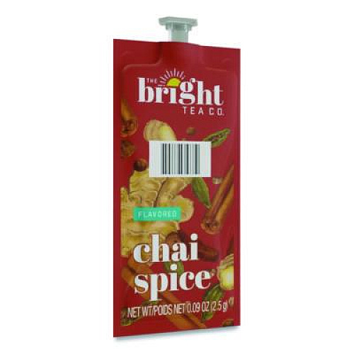The Bright Tea Co. Tea Freshpack Pods, Chai Spice, 0.09 oz, 100/Carton (MDRB501)