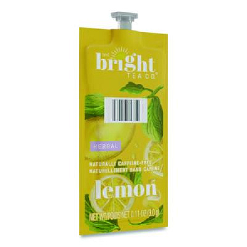 The Bright Tea Co. Tea Freshpack Pods, Lemon Herbal, 0.1 oz, 100/Carton (MDRB502)