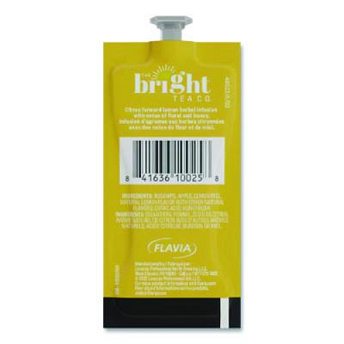 The Bright Tea Co. Tea Freshpack Pods, Lemon Herbal, 0.1 oz, 100/Carton (MDRB502)