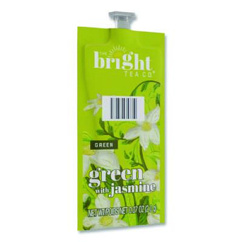 The Bright Tea Co. Tea Freshpack Pods, Green with Jasmine, 0.03 oz, 100/Carton (MDRB503)