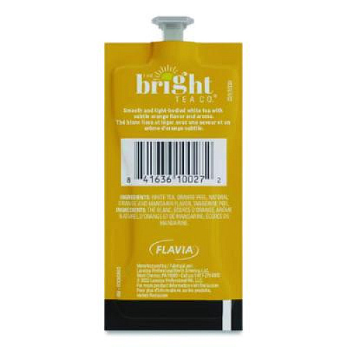 The Bright Tea Co. Tea Freshpack Pods, White with Orange, 0.05 oz, 100/Carton (MDRB504)