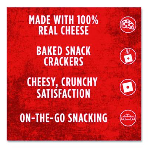 Sunshine Cheez-it Crackers, 1.5 oz Bag, Reduced Fat, 60/Carton (122264)