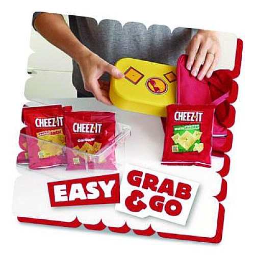 Cheez-It Baked Snack Crackers, Variety Pack, 0.75 oz Bag, 12/Box (94026)
