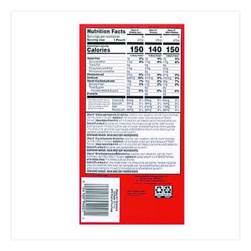 Cheez-It Baked Snack Crackers, Variety Pack, 0.75 oz Bag, 12/Box (94026)
