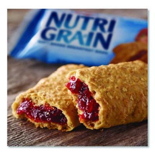Kellogg's Nutri-Grain Soft Baked Breakfast Bars, Strawberry, Indv Wrapped 1.3 oz Bar, 16/Box (35945)