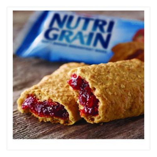 Kellogg's Nutri-Grain Soft Baked Breakfast Bars, Strawberry, 1.3 oz, 8/Box (35902)