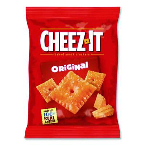Sunshine Cheez-It Crackers, 1.5 oz Single-Serving Snack Pack, 8/Box (12233)