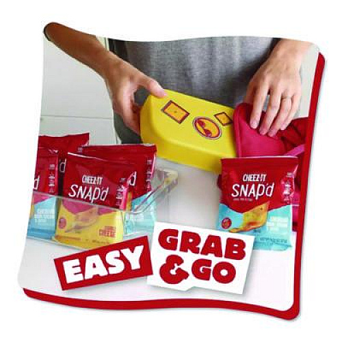 Cheez-It Snap'd Crackers Variety Pack, Cheddar Sour Cream and Onion; Double Cheese, 0.75 oz Bag, 42/Carton (11500)