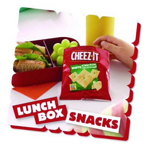 Sunshine Cheez-it Crackers, 1.5 oz Bag, White Cheddar, 45/Carton (10892)