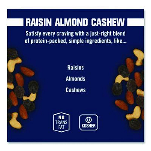 Kar's Fresh Harvest Trail Mix, Raisin Almond Cashew, 4.5 oz Bag, 12/Box (08444)