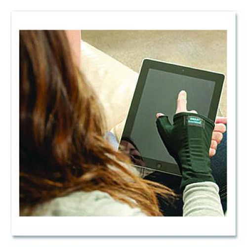 IMAK RSI SmartGlove Flexible Wrist and Thumb Support Splint, Medium, Fits Left Hand/Right Hand, Black (A20162)