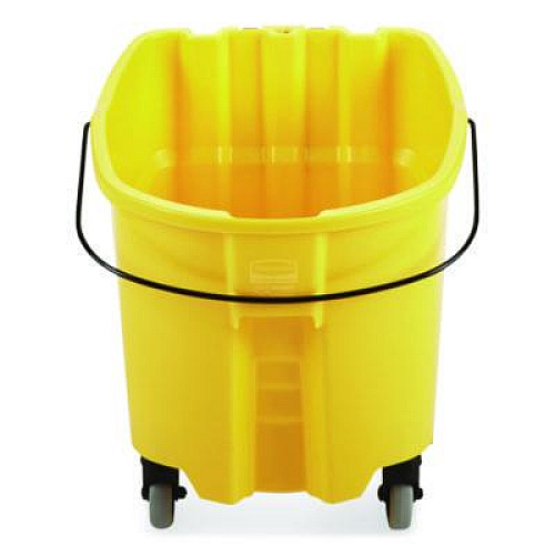 Rubbermaid Commercial WaveBrake 2.0 Bucket, 8.75 gal, Plastic, Yellow (FG757088YEL)
