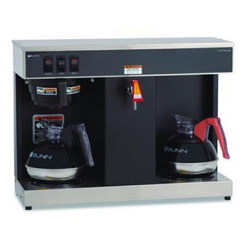 BUNN VLPF 12-Cup Automatic Coffee Brewer, Gray/Stainless Steel (074000005)
