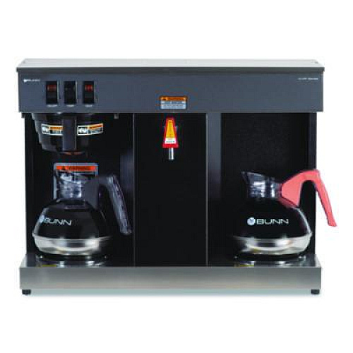 BUNN VLPF 12-Cup Automatic Coffee Brewer, Gray/Stainless Steel (074000005)