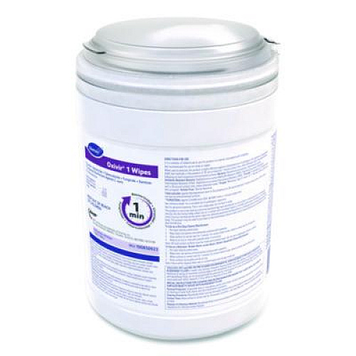 Diversey Oxivir 1 Wipes, 1-Ply, 6 x 7, 160/Canister, 12 Canisters/Carton (100850923)