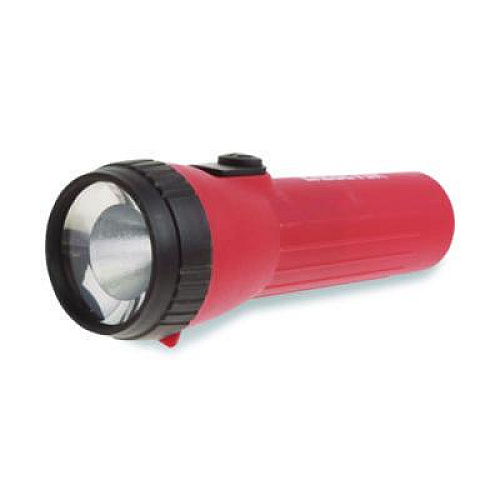 Eveready Industrial General Purpose LED Flashlight, 2 D Batteries (Sold Separately), Red (L25IN)