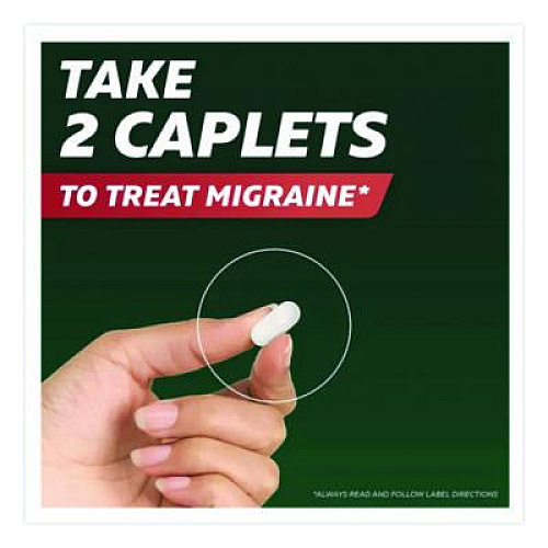 Excedrin Migraine Caplets, 2 Tablets/Packet, 30 Packets/Box (64498)