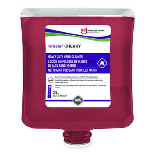 SC Johnson Professional Kresto Cherry Heavy Duty Hand Cleaner Manual Cartridge Refill, Cherry Scent, 2 L, 4/Carton (KCH2LT)