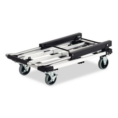 Safco Stow-Away Collapsible Medium Hand Truck, 275 lb Capacity, 19 x 17.75 x 38.75, Aluminum (4062)