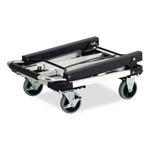 Safco Stow-Away Collapsible Medium Hand Truck, 275 lb Capacity, 19 x 17.75 x 38.75, Aluminum (4062)