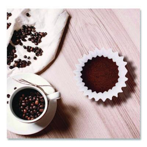 Brew Rite Basket Filters for Commercial Coffeemakers, 12 Cup Size, 1,000/Carton (ROC48101)