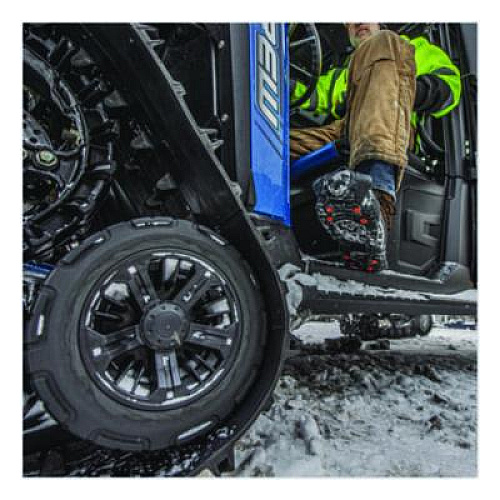 ergodyne Trex 6300 One Piece Slip-on Ice Cleats, Medium, Black, Pair (16753)