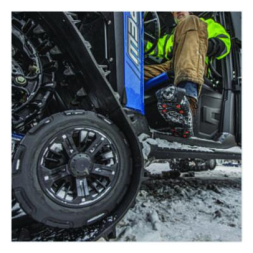 ergodyne Trex 6300 One Piece Slip-on Ice Cleats, Large, Black, Pair (16754)