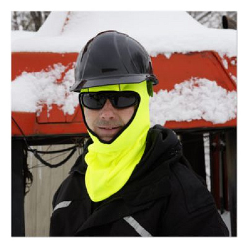 ergodyne N-Ferno 6821 Fleece Balaclava Face Mask, One Size Fits Most, Lime (16829)