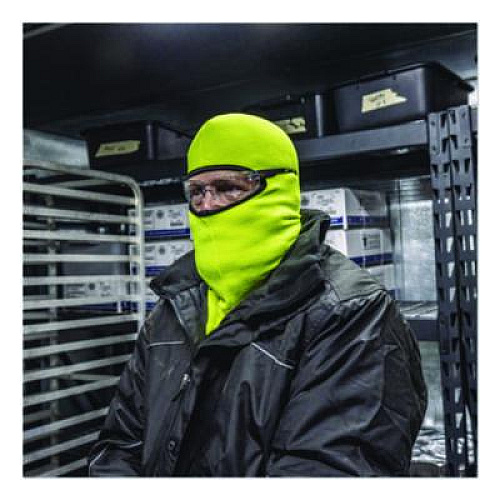 ergodyne N-Ferno 6821 Fleece Balaclava Face Mask, One Size Fits Most, Lime (16829)