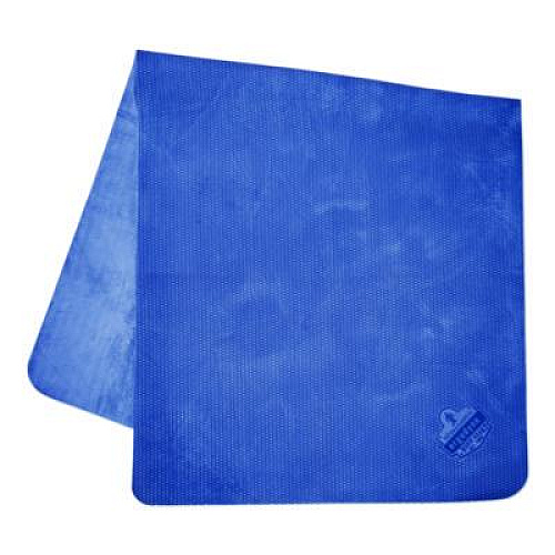 ergodyne Chill-Its 6601 Economy Evaporative PVA Cooling Towel, 29.5 x 13, One Size Fits Most, PVA, Blue (12411)
