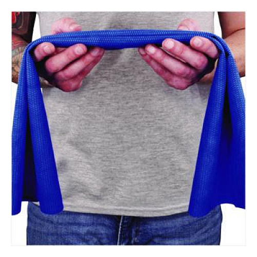 ergodyne Chill-Its 6601 Economy Evaporative PVA Cooling Towel, 29.5 x 13, One Size Fits Most, PVA, Blue (12411)