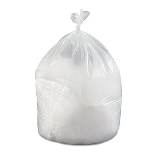 Inteplast Group High-Density Commercial Can Liner Value Pack, 60 gal, 19 mic, 38" x 58", Clear, Interleaved Roll, 25 Bags/Roll, 6 Rolls/CT (VALH3860N22)