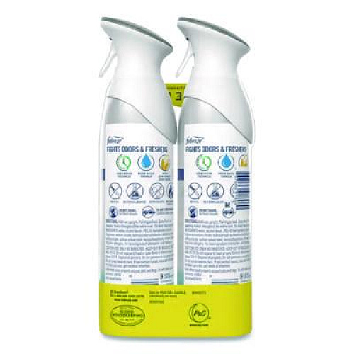 Febreze AIR, Crisp Clean, 8.8 oz Aerosol Spray, 2/Pack (97806)