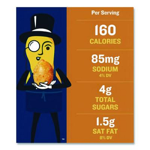 Planters Honey Roasted Peanuts, 2.5 oz Tube, 15/Box (01652)