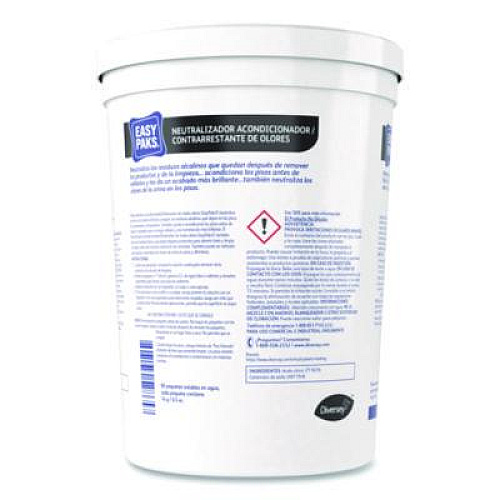 Easy Paks Neutralizer Conditioner/Odor Counteractant, Unscented, 0.5 oz Packets, 90/Tub (990685PK)