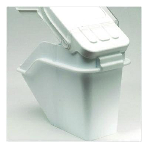 Rubbermaid Commercial ProSave Shelf Ingredient Bins, 5.4 gal, 11.5 x 23.5 x 16.88, White, Plastic (9G57WHI)