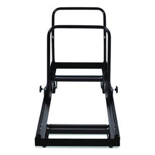 NPS Folding Chair Dolly For Vertical Storage, Metal, 1,100 lb Capacity, 19.25" x 81" x 38.5", Brown (DY35)