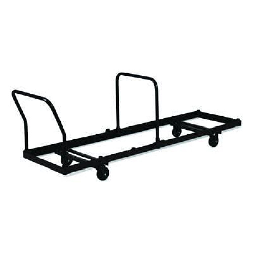 NPS Folding Chair Dolly For Vertical Storage, Metal, 1,100 lb Capacity, 19.25" x 81" x 38.5", Brown (DY35)