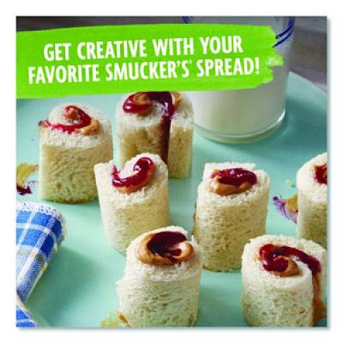 Smucker's Jelly/Jam Plastic Portion Control Cups, Strawberry, 0.5 oz Cup, 200/Carton (00767)