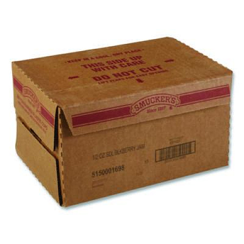 Smucker's Jelly/Jam Plastic Portion Control Cups, Blackberry, 0.5 oz Cup, 200/Carton (01698)