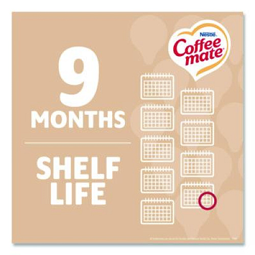 Coffee mate Liquid Coffee Creamer, Original, 0.38 oz Mini Cups, 50/Box, 4 Boxes/Carton (35110CT)